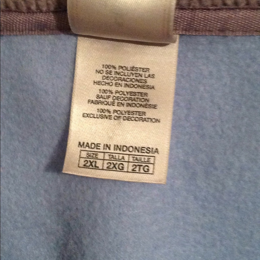 Pullover fleece jacket Sz:2xl - Picture 6 of 6